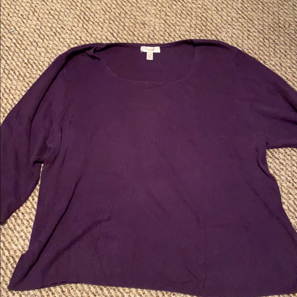 Purple sweater